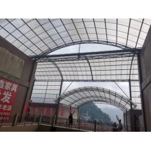 大跨度鋼架，網架采光頂棚用輕型防火阻燃陽光板耐力板聚碳酸酯板