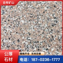 廠家直銷批發(fā)出口廣西粉紅麻光面G563花崗巖三堡紅火燒面荔枝面